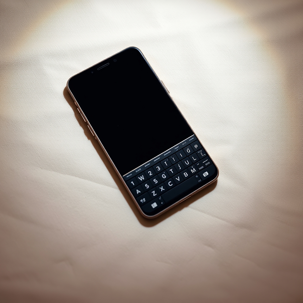 Smartphone With Rollup Physical Keyboard