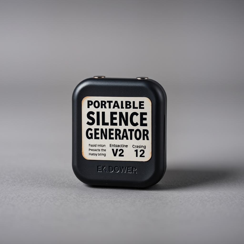 Portable Silence Generator V2