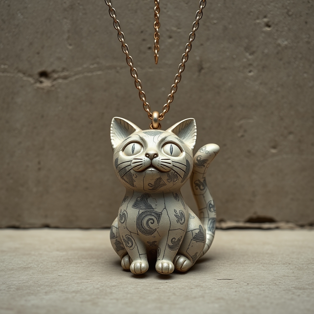 Million Dollar Cat Necklace