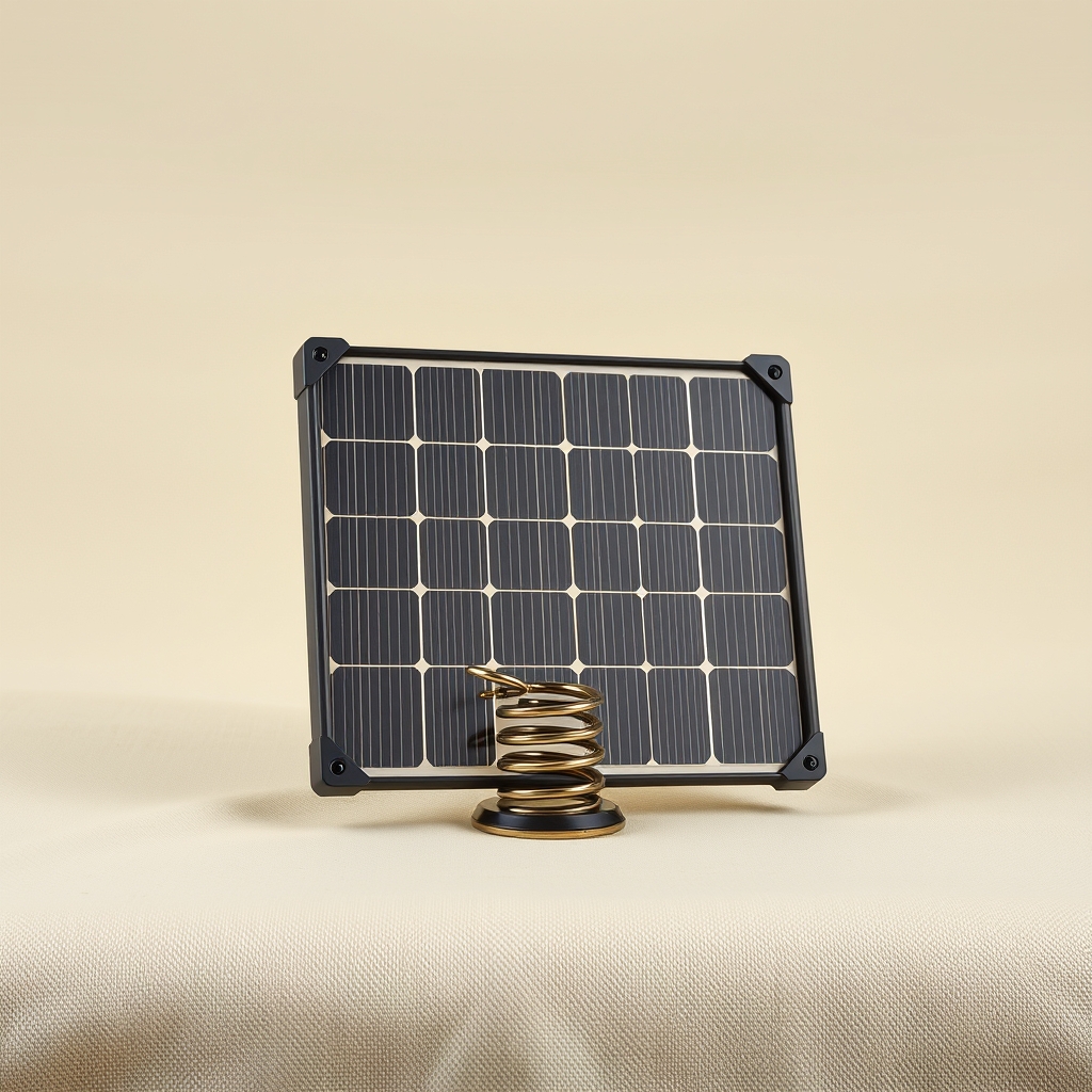 Bulletproof Spring Loaded Quantum Solar Panel