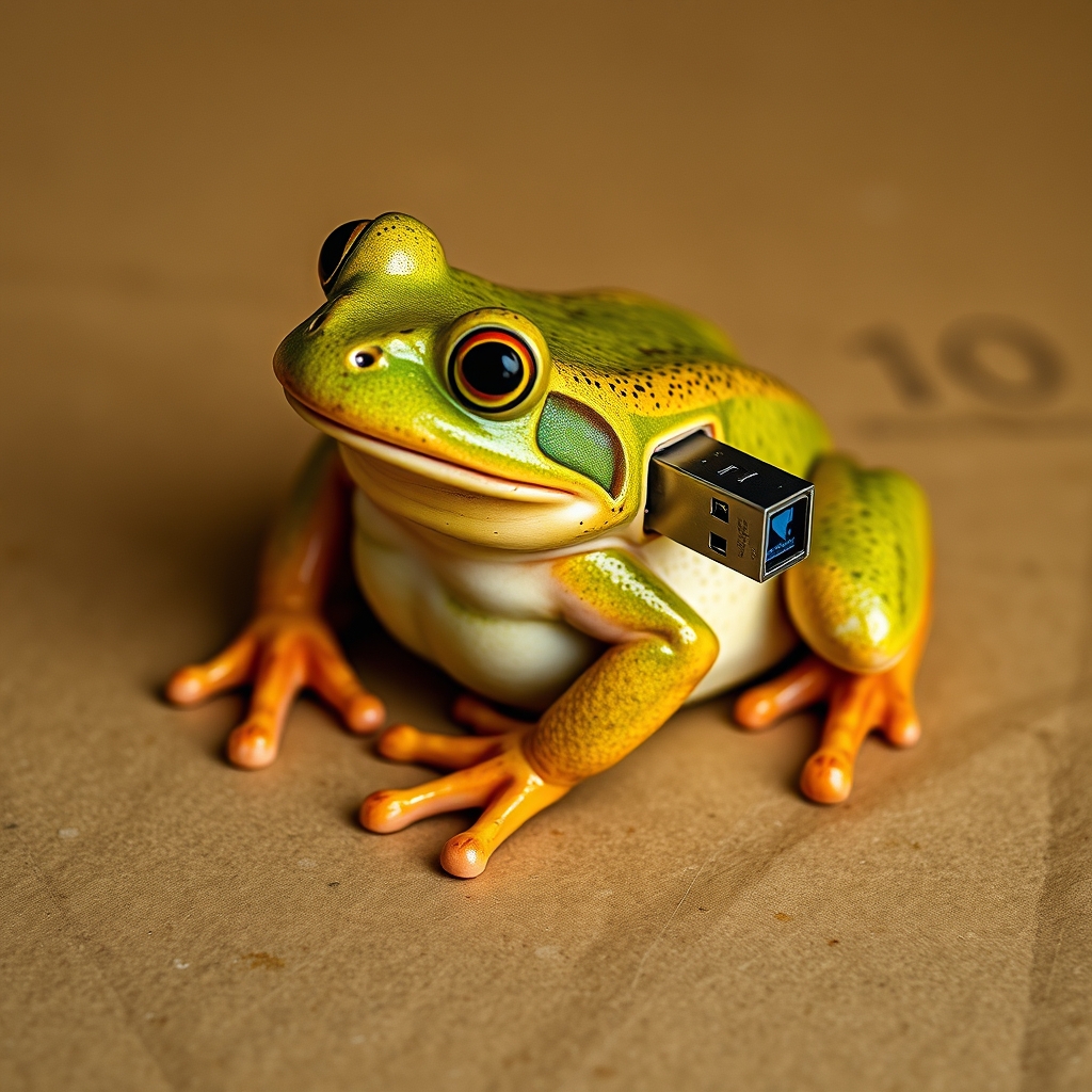 Frog With USB