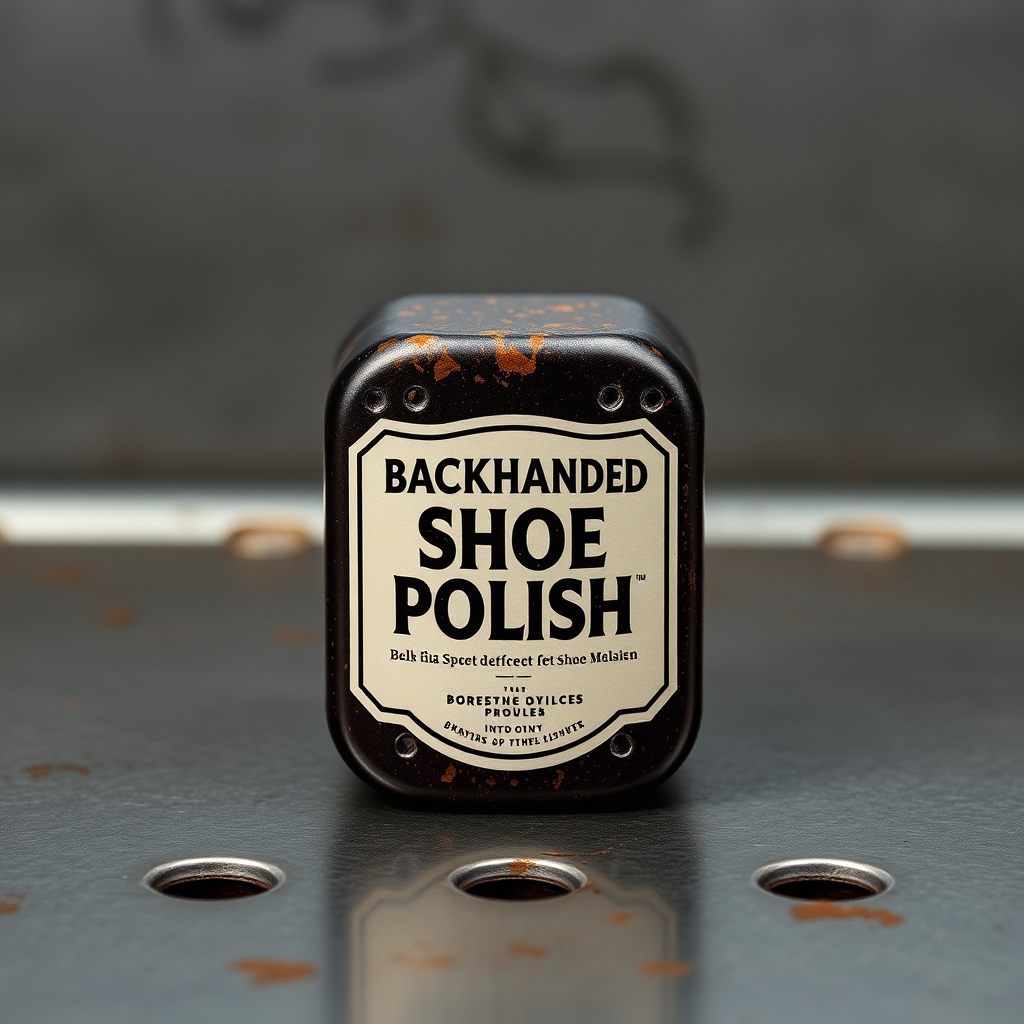 Backhanded Shoe Polish