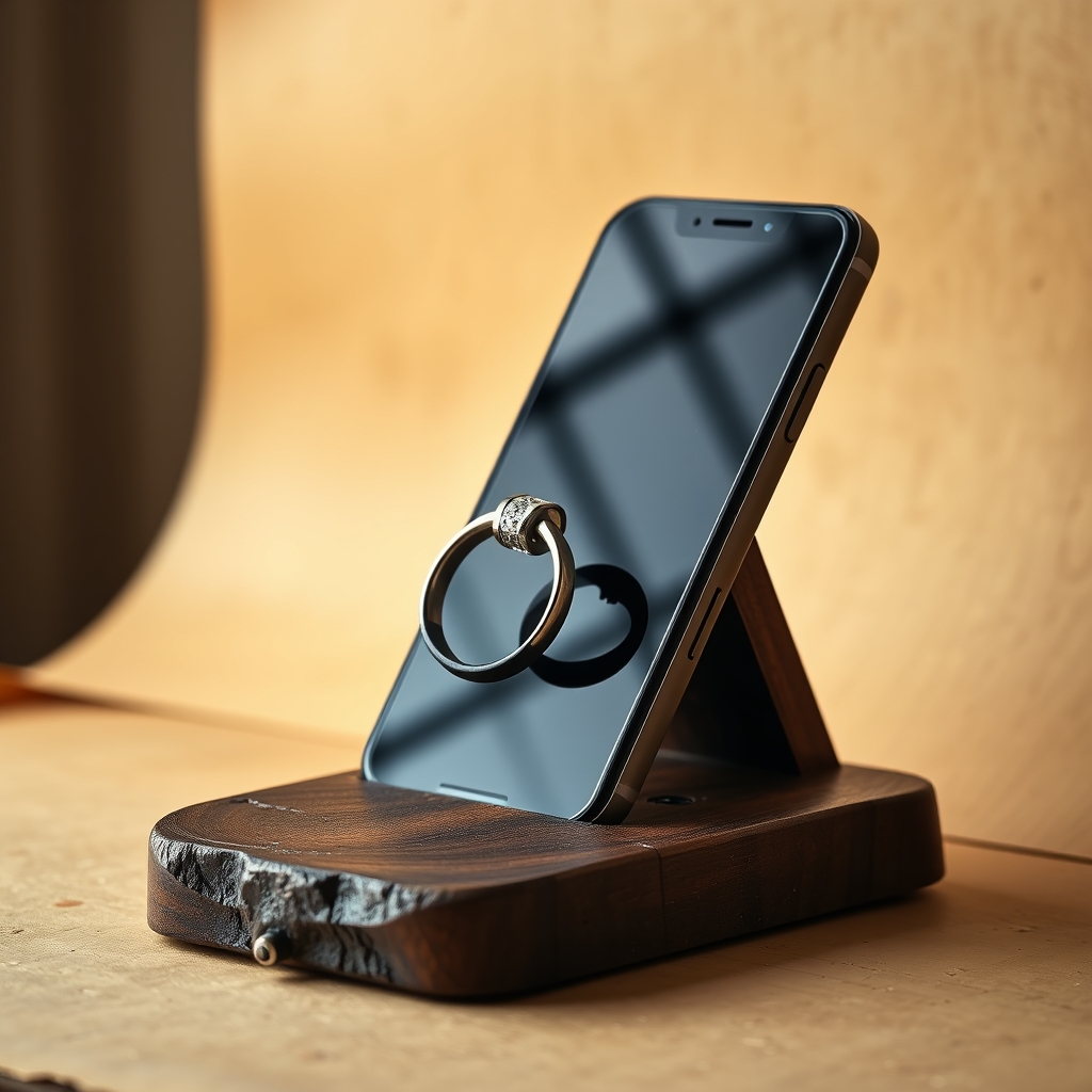 Combined Phone Nigtstand And Ring Holder