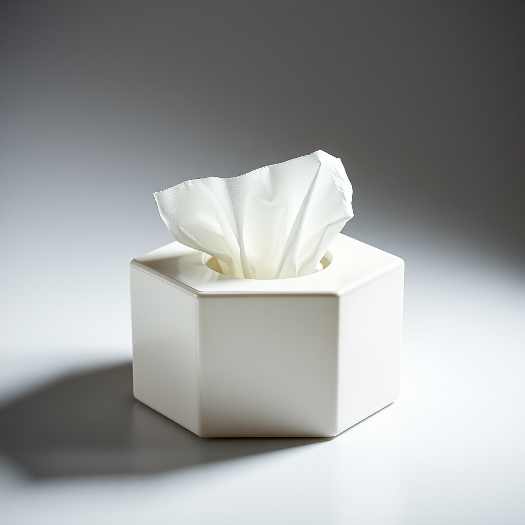 Hexagonal Tissue Box
