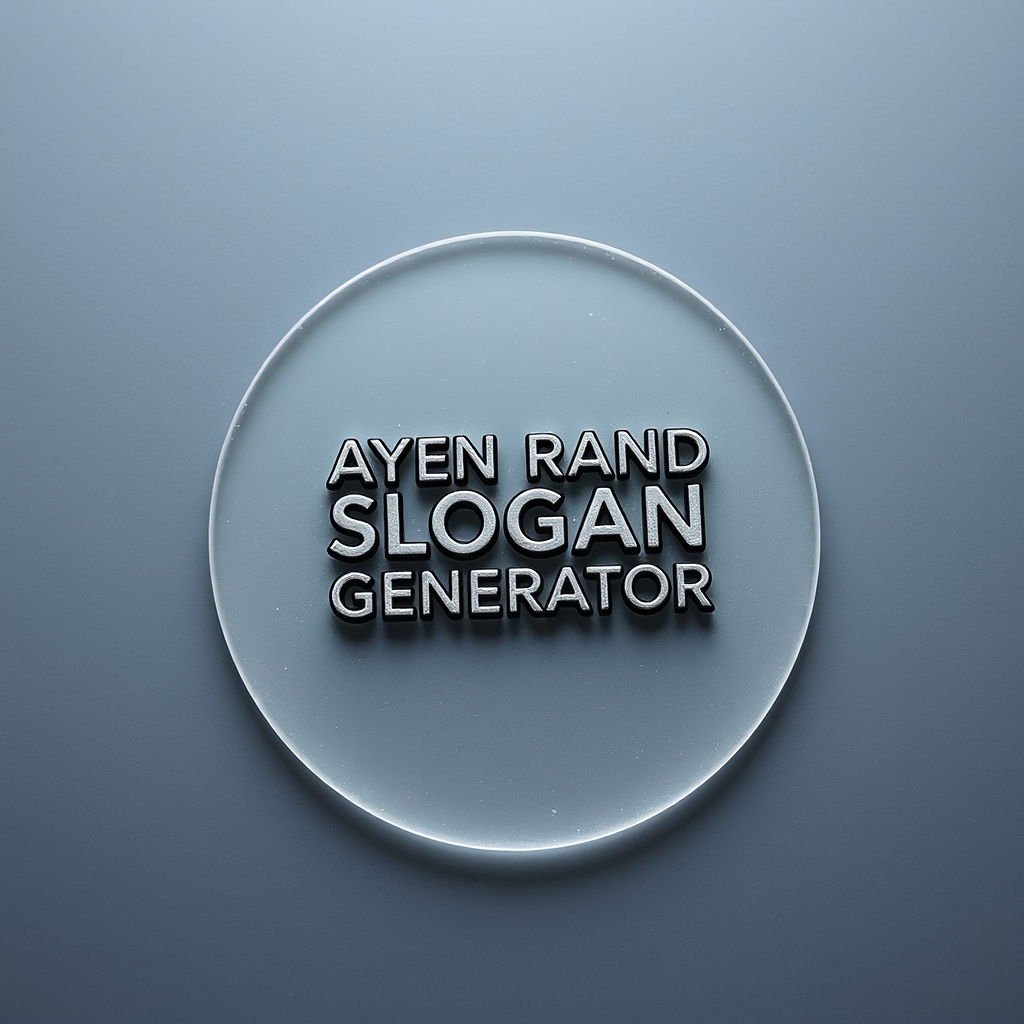Ayn Rand Slogan Generator