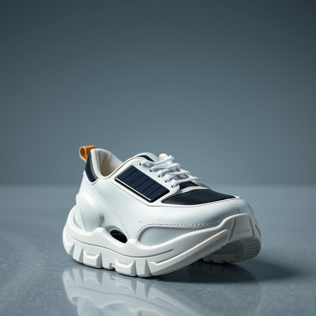 Solar Powered Self Walking Shoes