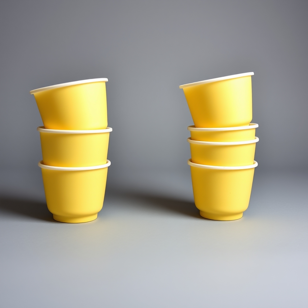 Yellow Pudding Cups