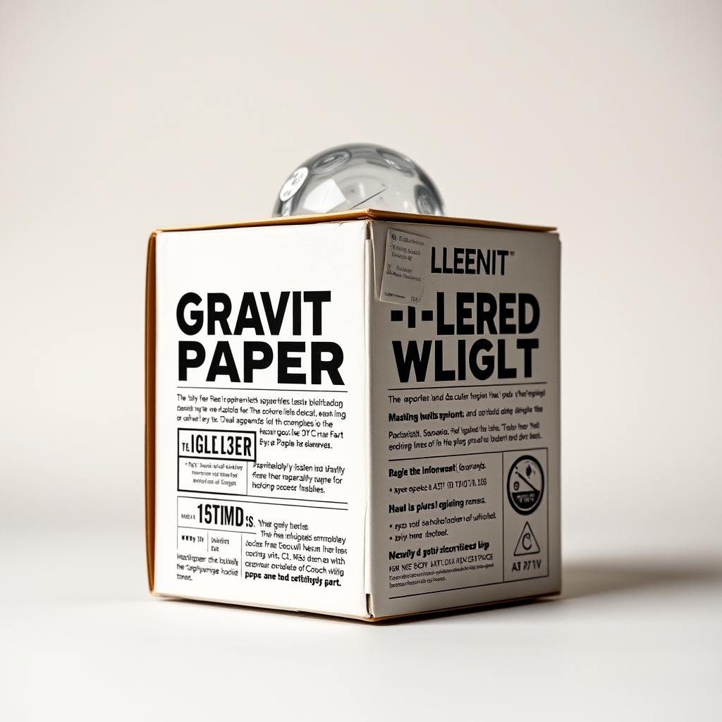 Gravity-Free Paperweight