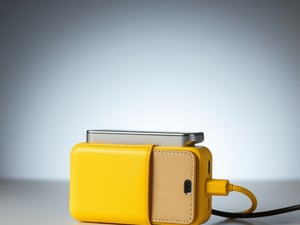 Yellow IPhone Magsafe Charge With Built-In Wallet