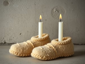 Sawdust Candle Shoes