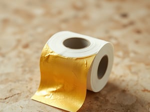 Gilded Toilet Paper