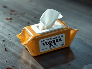 Adult Bathroom Wipes Soaked In Vodka