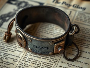 Human BDSM Slave Shock Collar