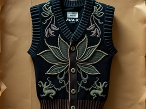 Magic The Gathering Black Lotus Sweater Vest