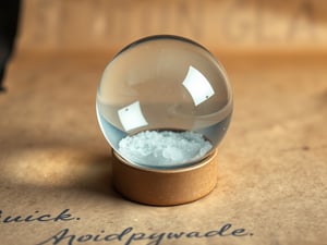 Crystal Ball Snow Globe