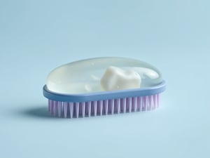 Hair-Gel Filled Hairbrush