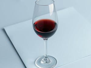 Wine Glass Full To The Brim