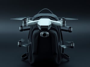 Smart Drone Carrier Backpack, 10 Drones, Smart Glasses Interface