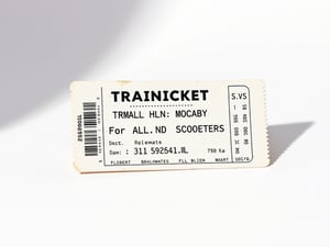 Trainticket For All Boats And Scooters