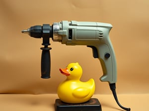 Drill Machine For Rubber Ducks