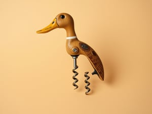 Anatomically Correct Male Duck Corkscrew