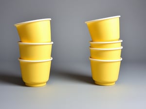 Yellow Pudding Cups