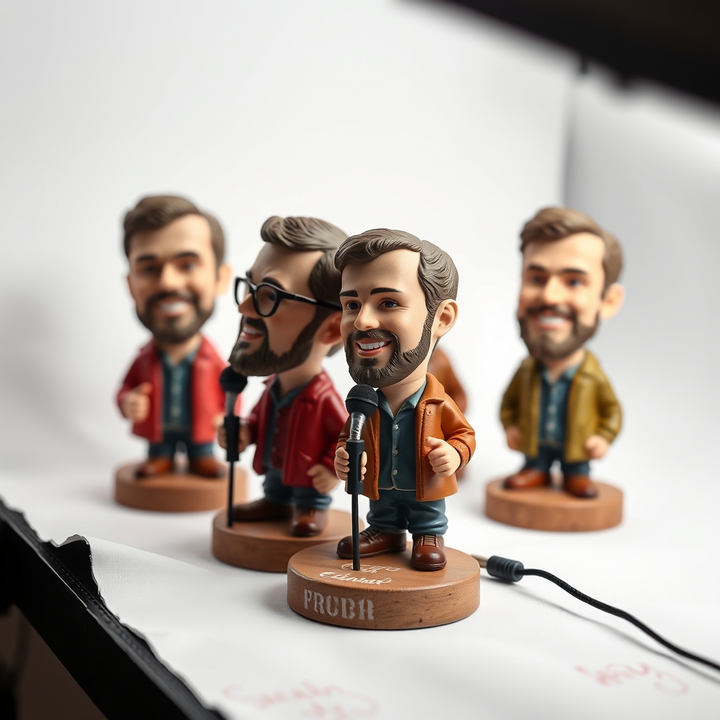 Dave And Gunnar Show Podcast Bobble Heads