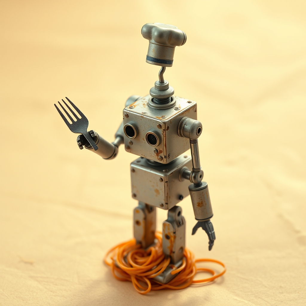 Un Robot Cuiseur De Spaghettis