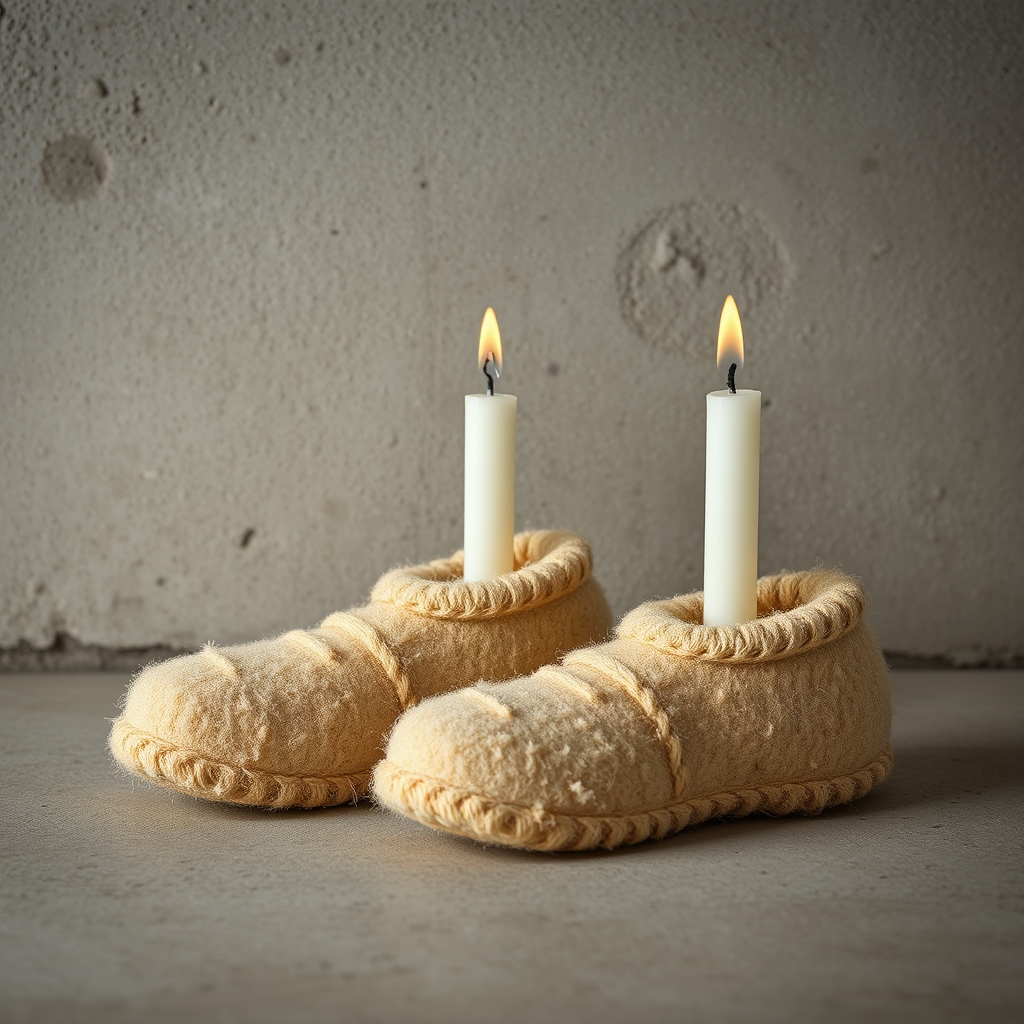 Sawdust Candle Shoes