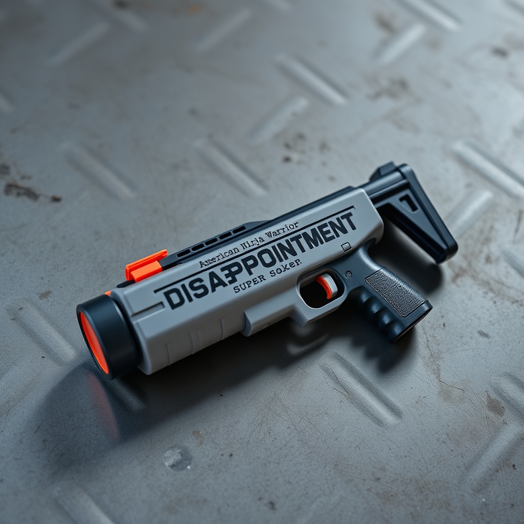 American Ninja Warrior Disappointment Super Soaker