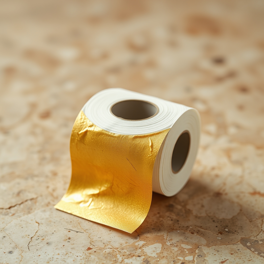 Gilded Toilet Paper