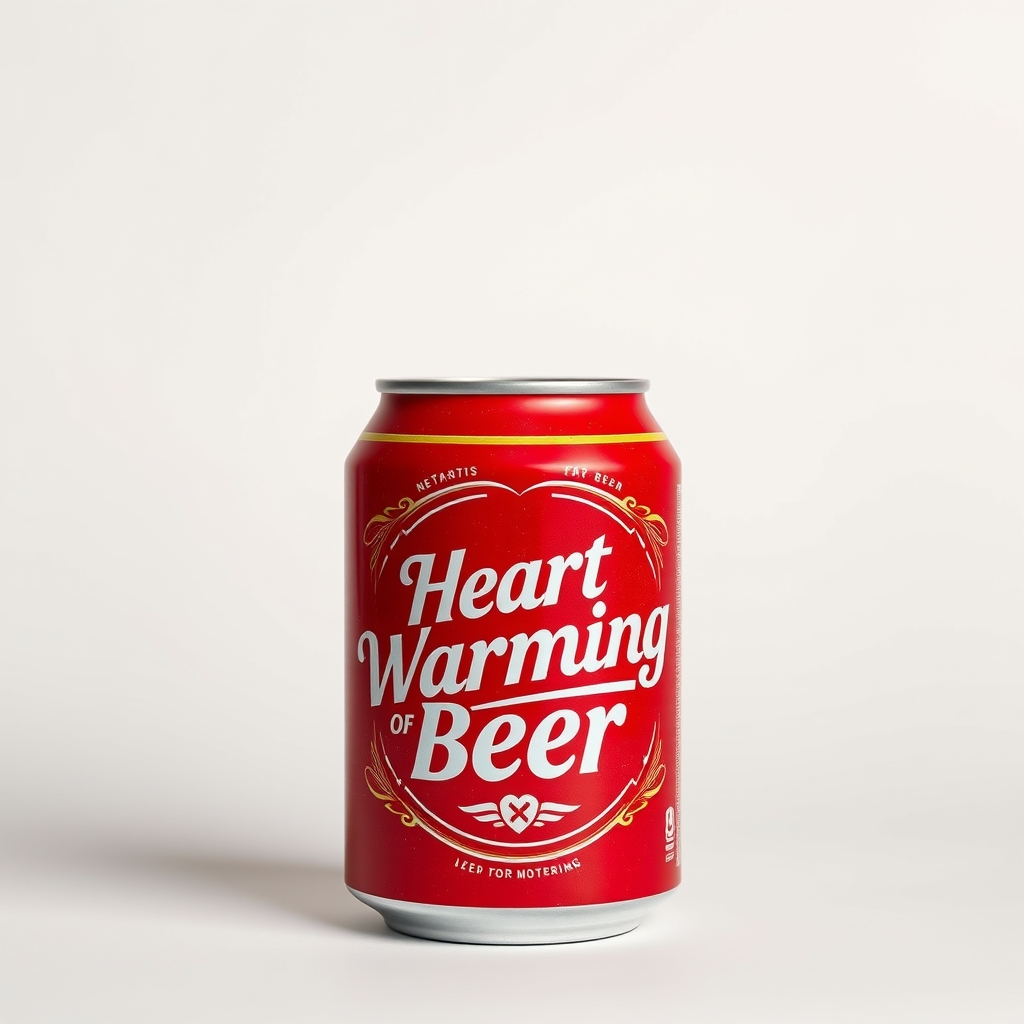Heart Warming Can Of Beer