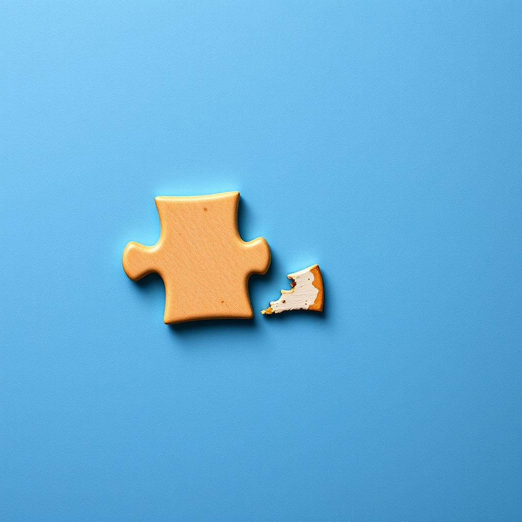 Jigsaw Puzzle With Missing Piece