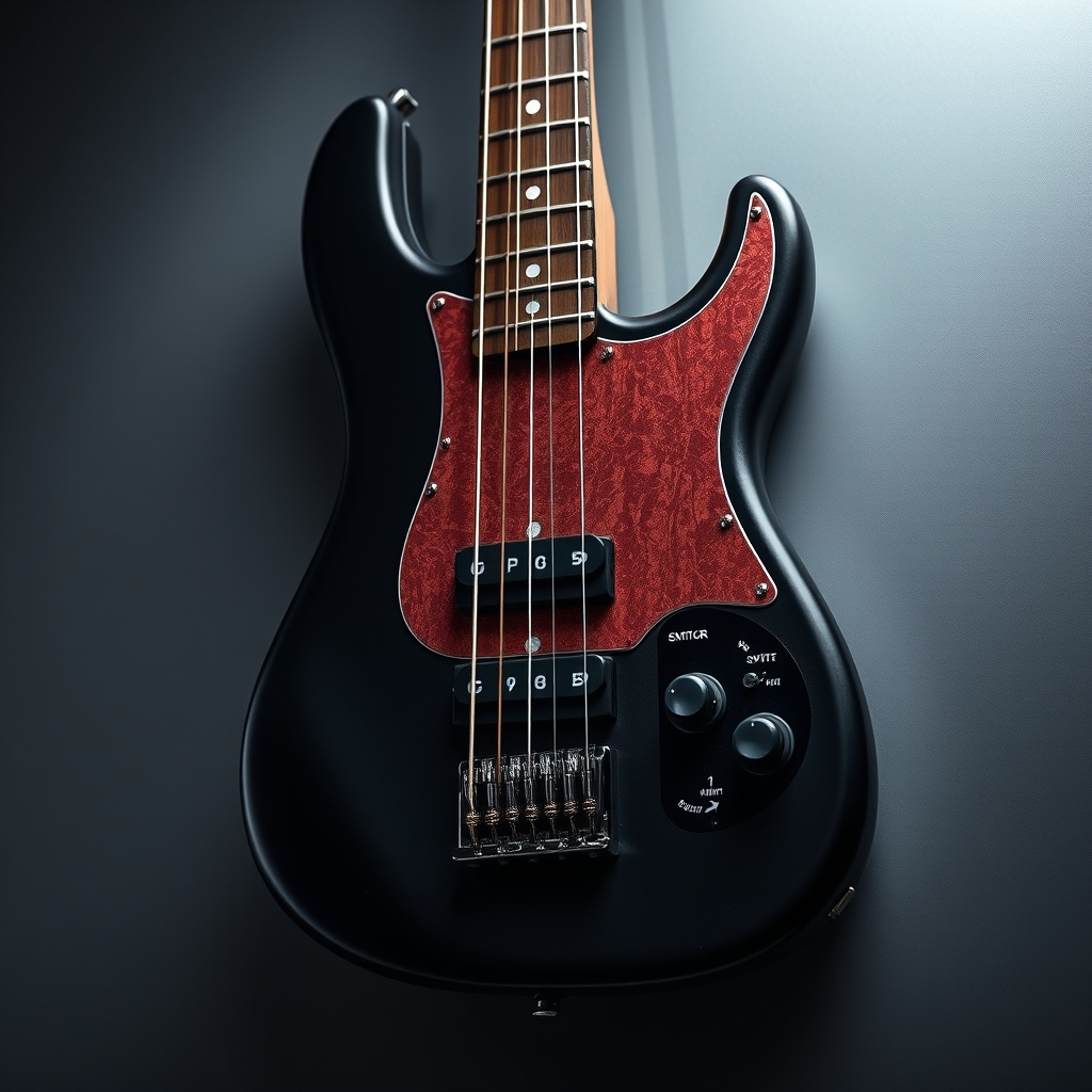 Bass Guitar With Synth Built In