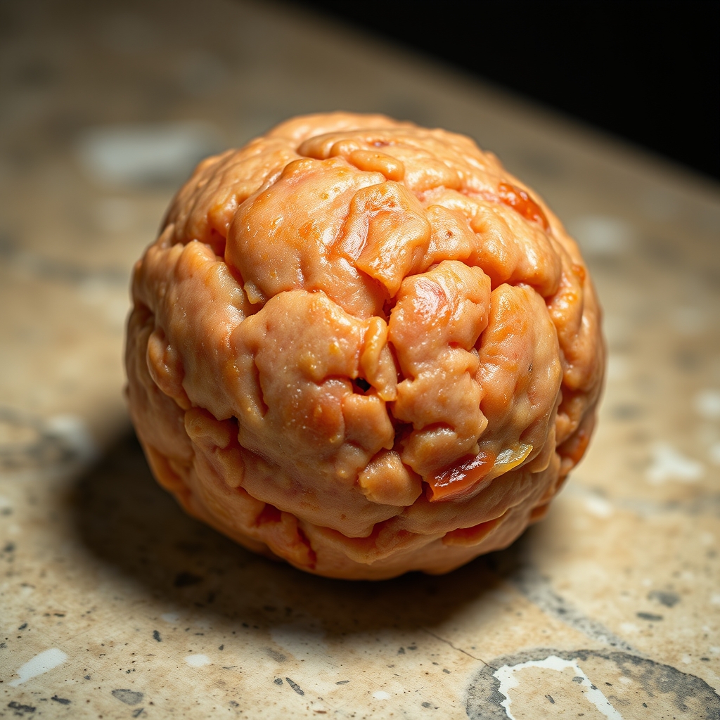A Tool For The Kitchen To Shape Little Veggie-Meat Balls