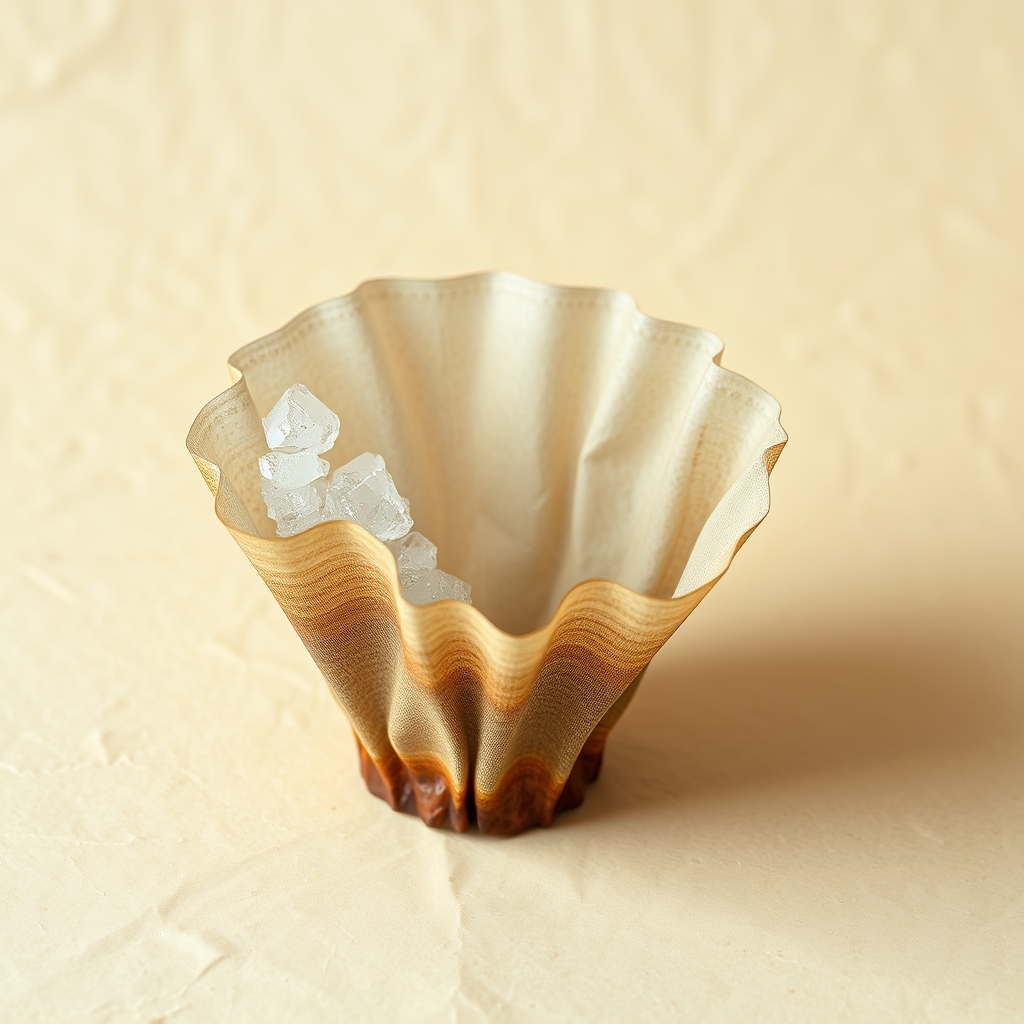 Crystallizing Coffee Filter