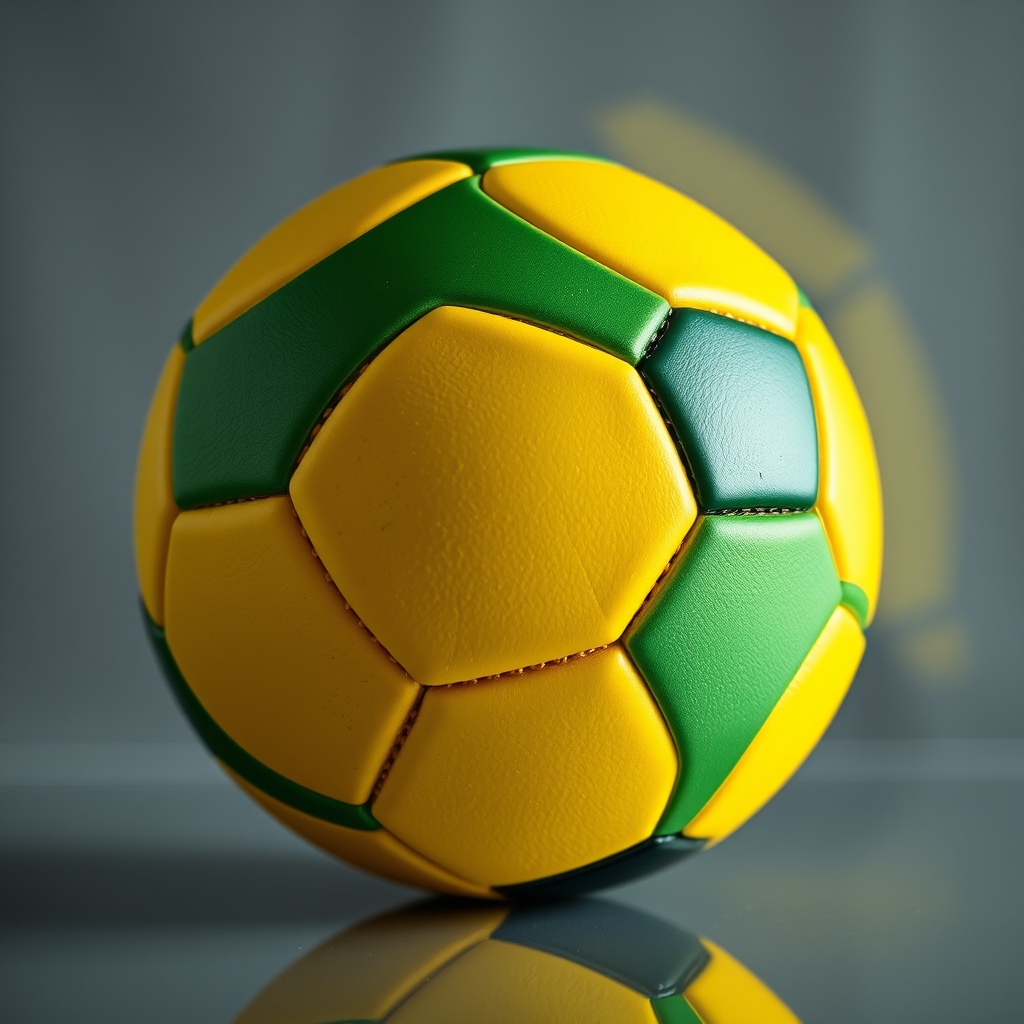 Yellow And Green Football