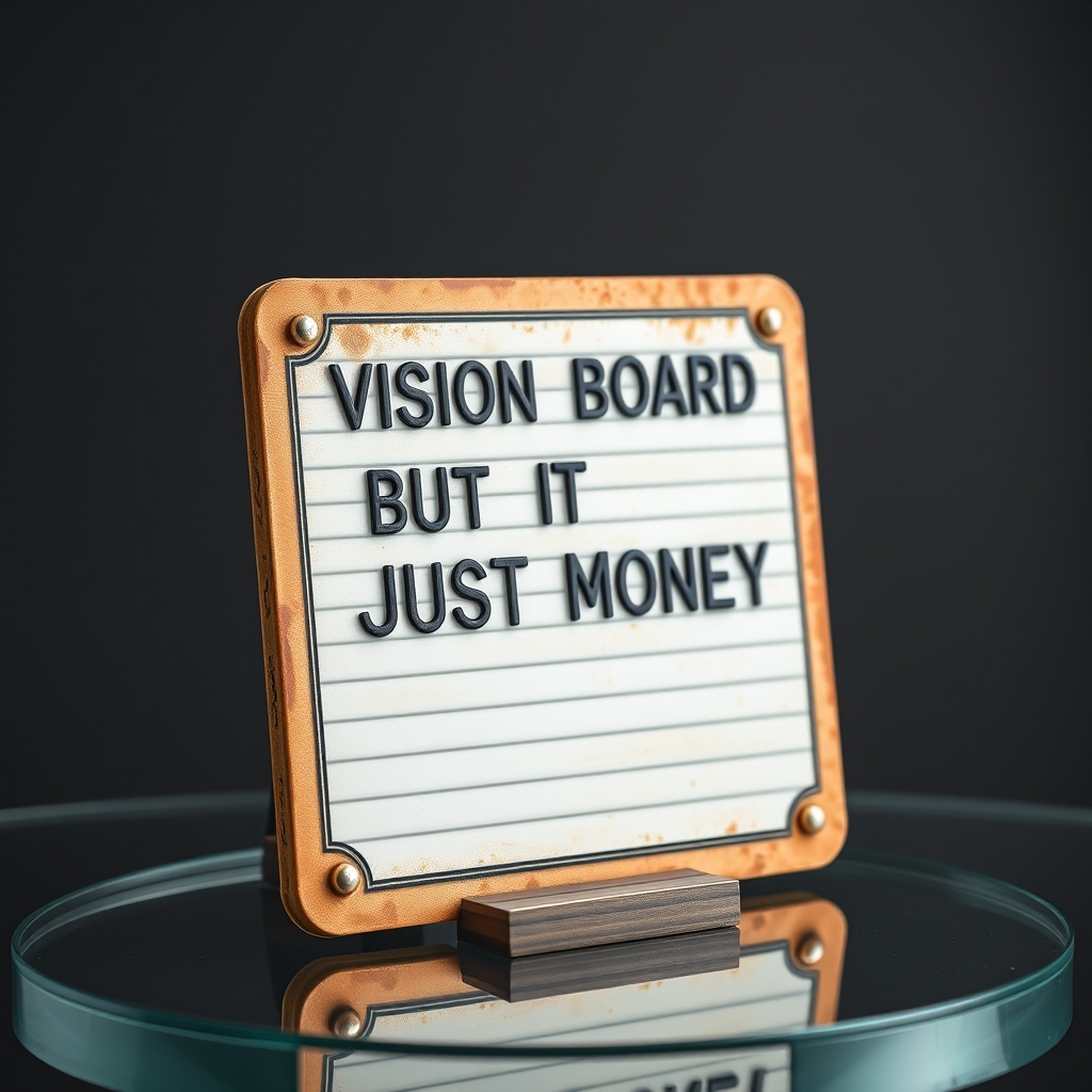 Vision Board But It's Just Money