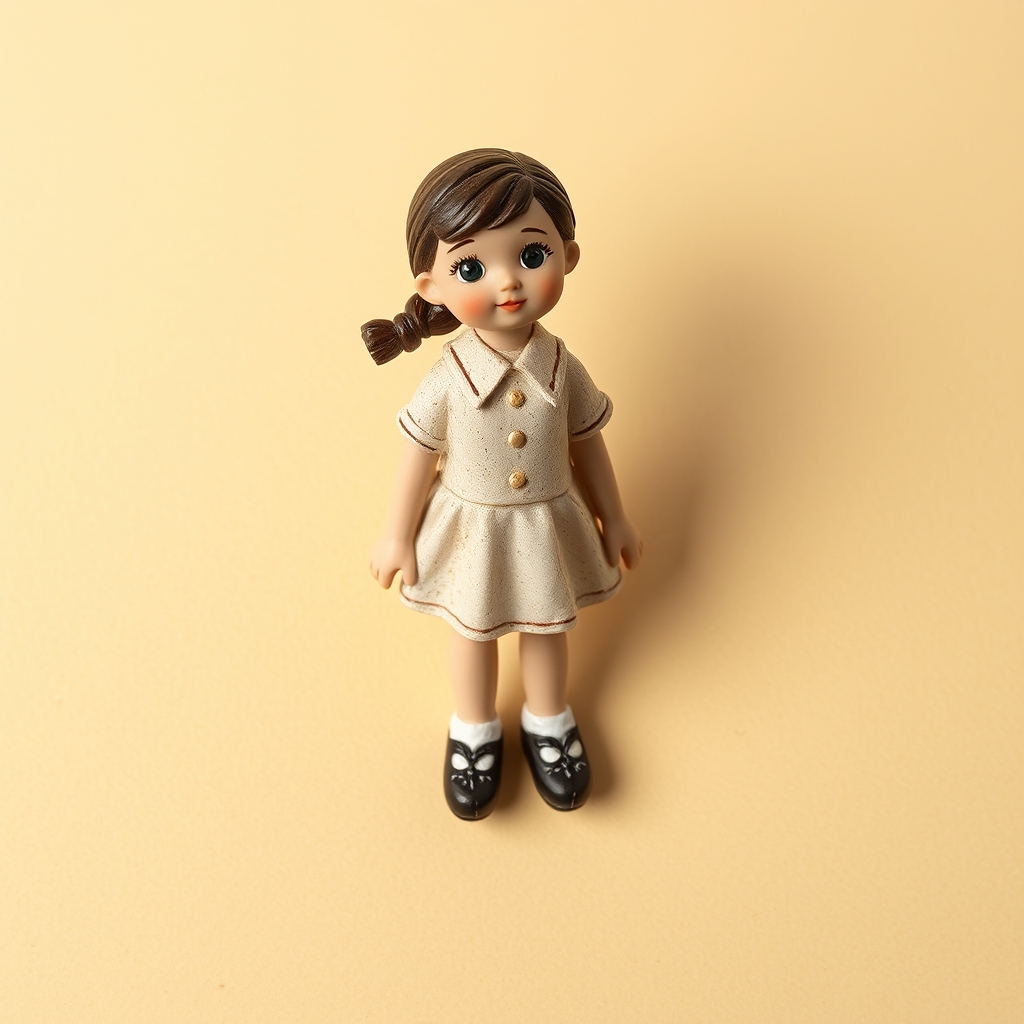 School Girl Figurine