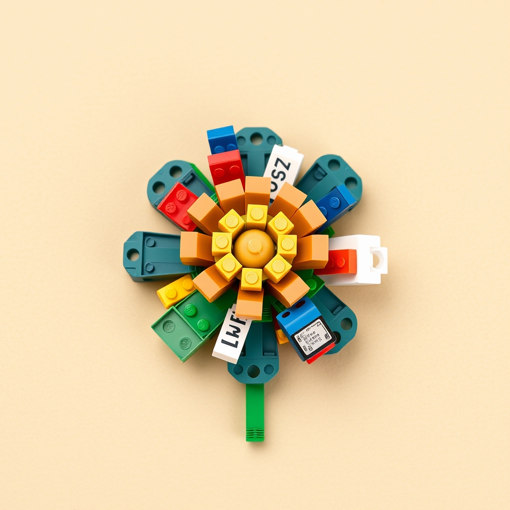 Lego City Shaped Flower
