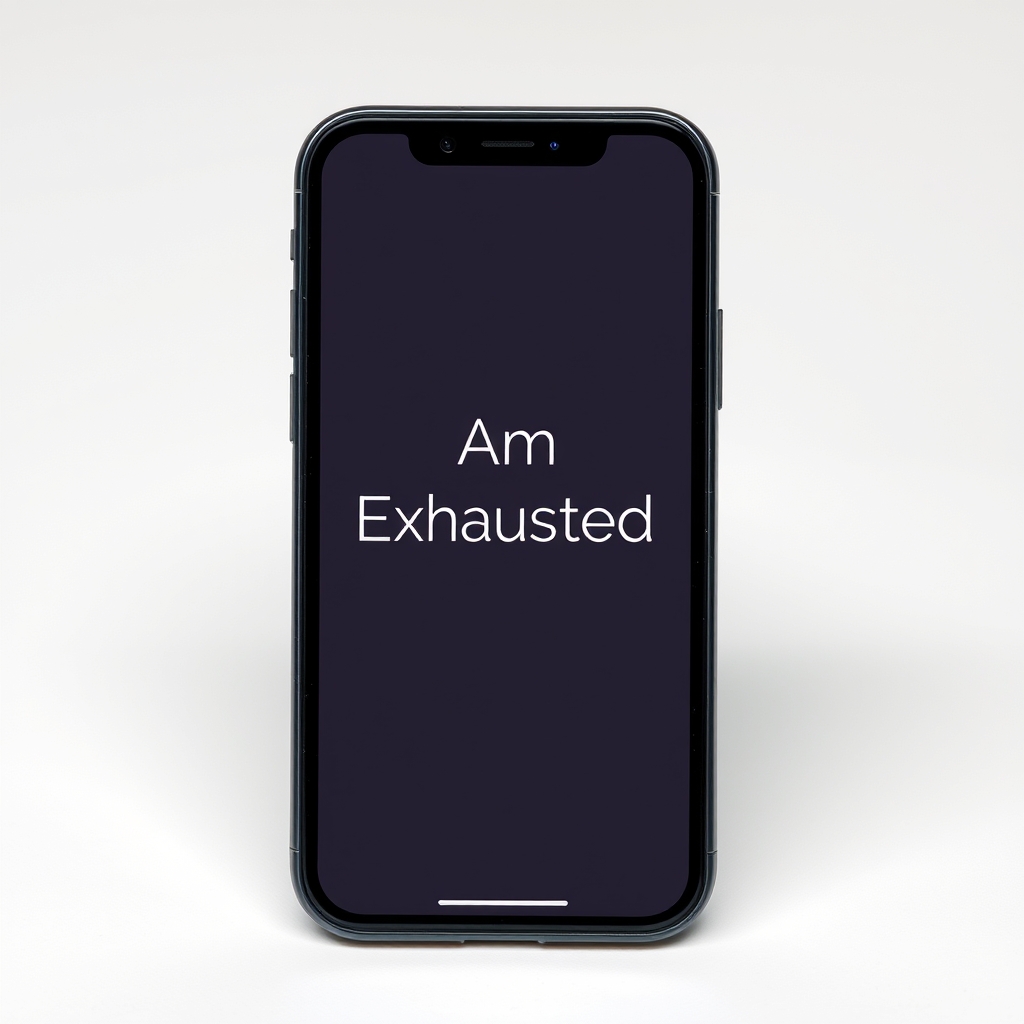 I Am Exhausted IPhone App