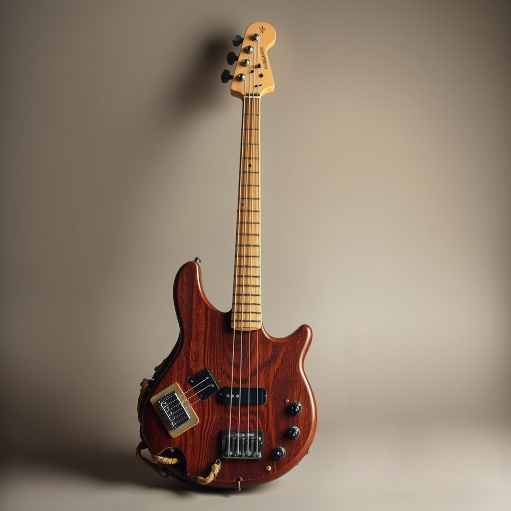 A Silent Bass Guitar
