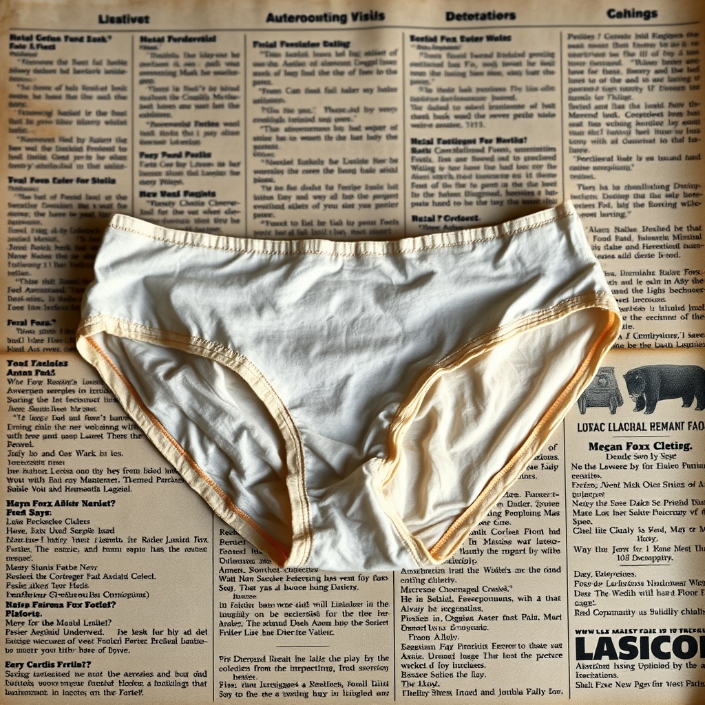 Megan Fox's Used Underwear