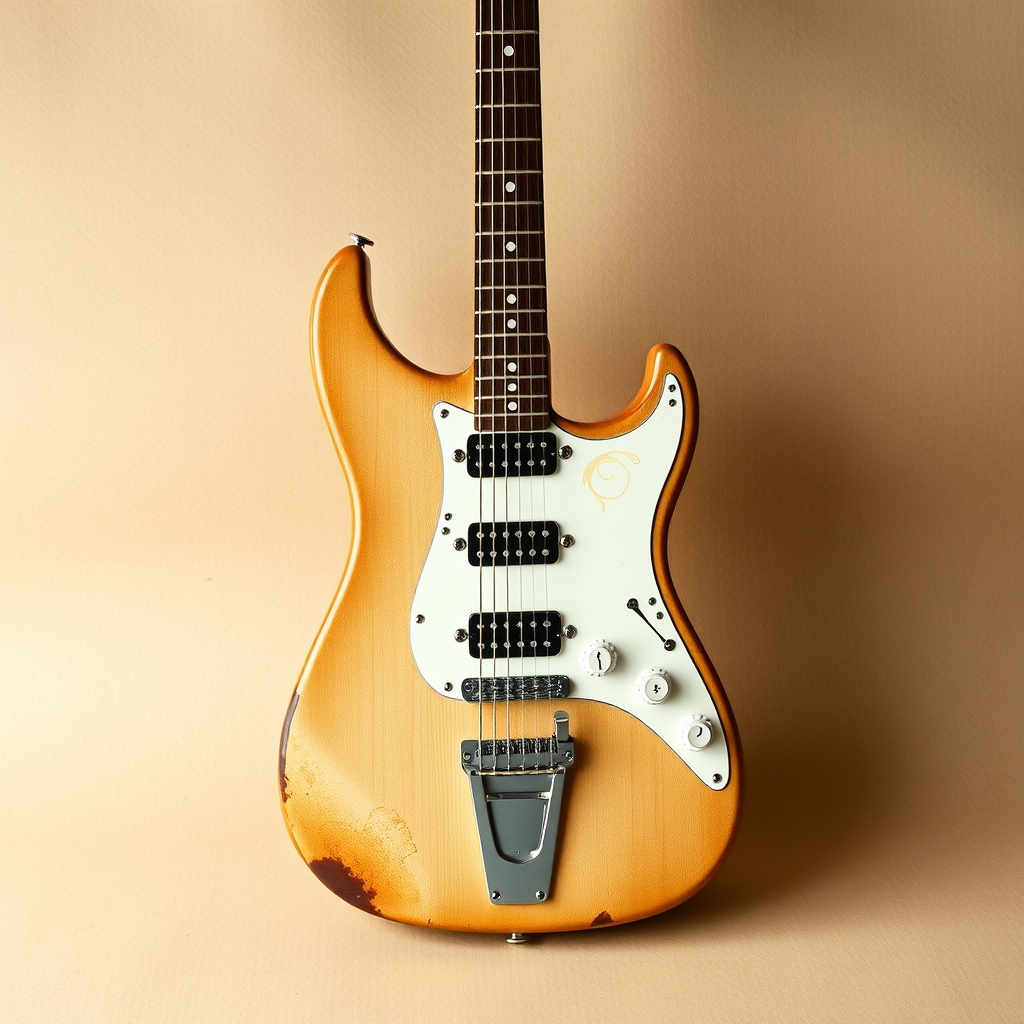 A Guitar With Three Necks And A Synth Keyboard For The Multitalented Musician In Your Family.