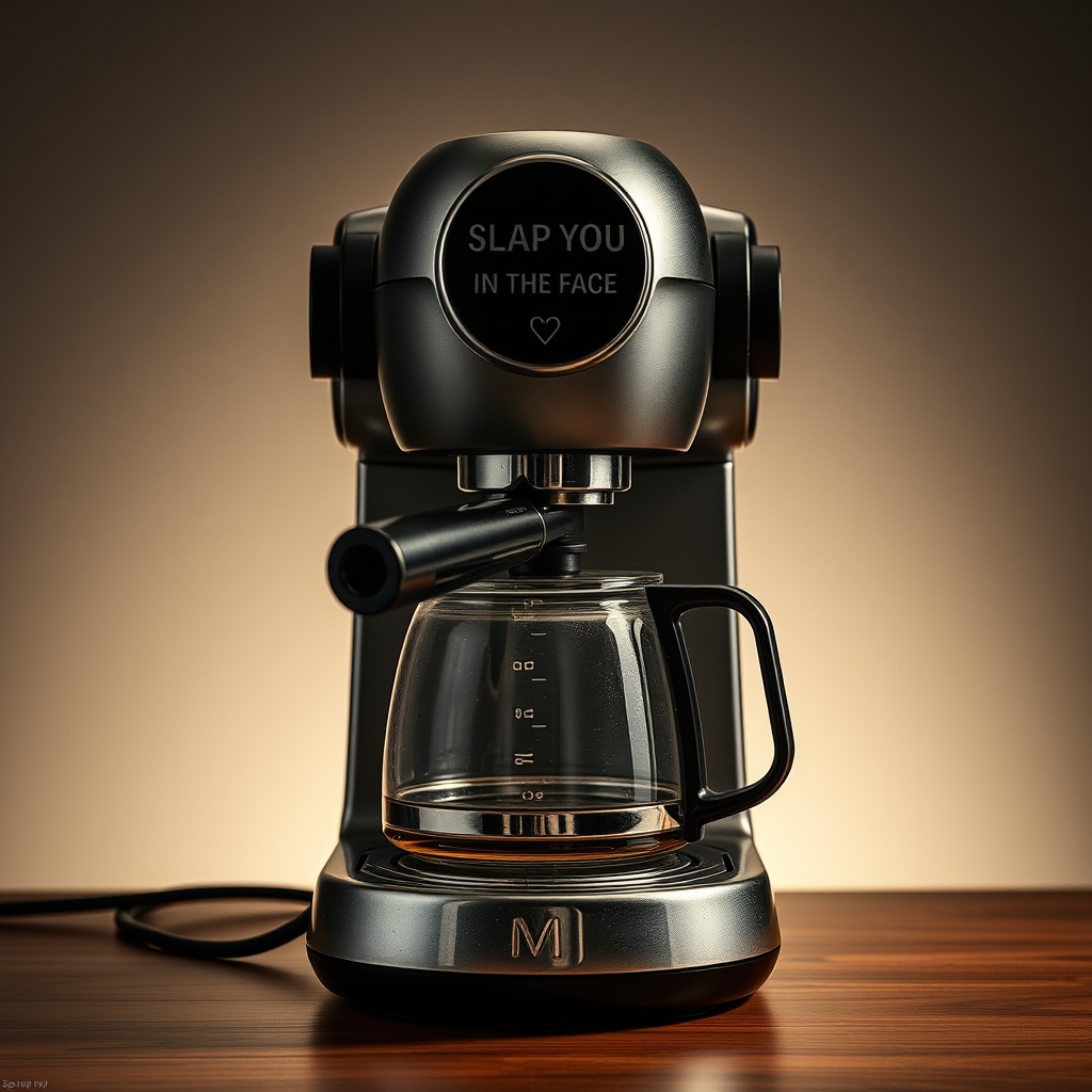 Slap You In The Face Coffee Machine