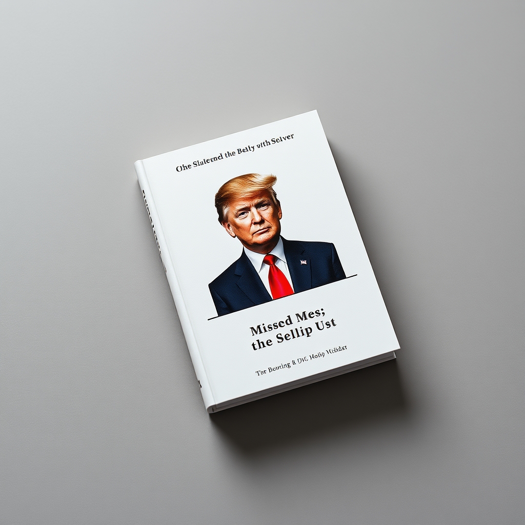 Self Help Book With Trump On Cover, Titled Missed Me