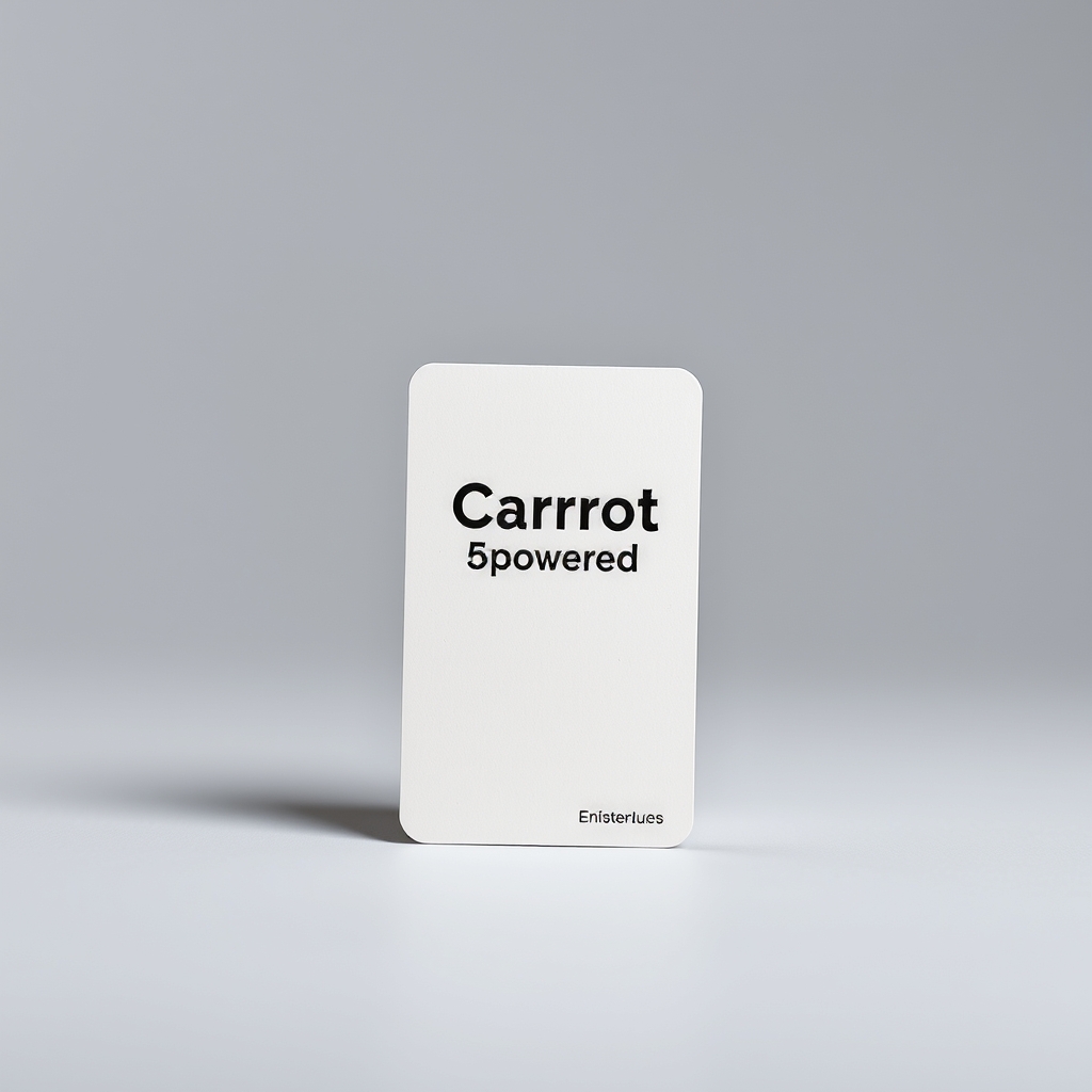 Carrot Powered Card