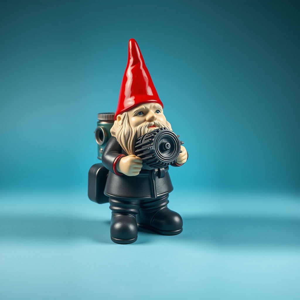 Garden Gnome Powered By Combustion Engine