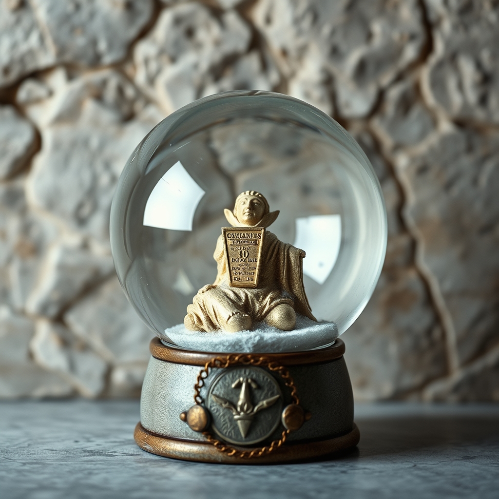 Ozymandias Snowglobe