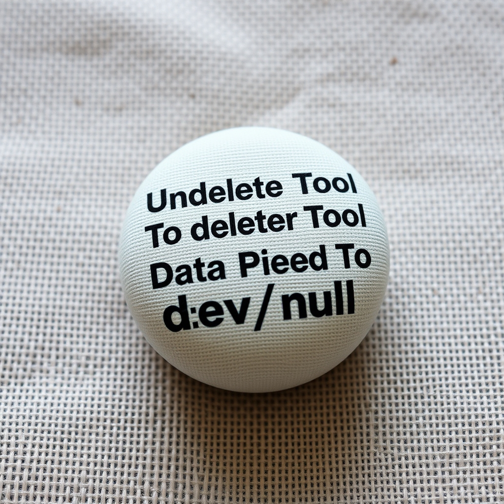 Undelete Tool To Recover Data Piped To /Dev/Null